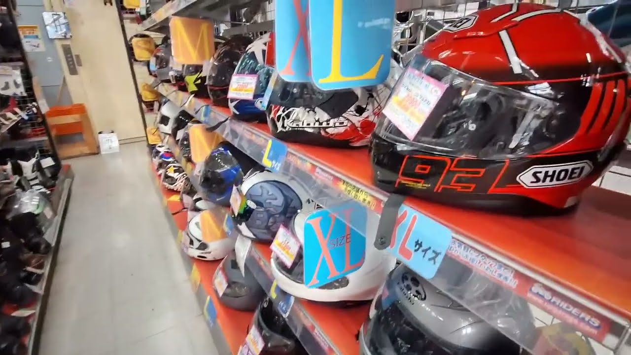 Review Toko Helm Arai Shoei second yang murah di Jepang (Up Garage Osaka)