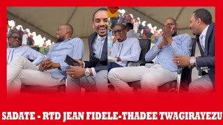 (VIDEO)SADATE MUNYAKAZI ,JEAN FIDELE  UWAYEZU NA THADEE TWAGIRAYEZU BAHUJE URUGWIRO