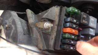 97 Grand Prix GTP starts up then dies. How to check fuel pump resistor