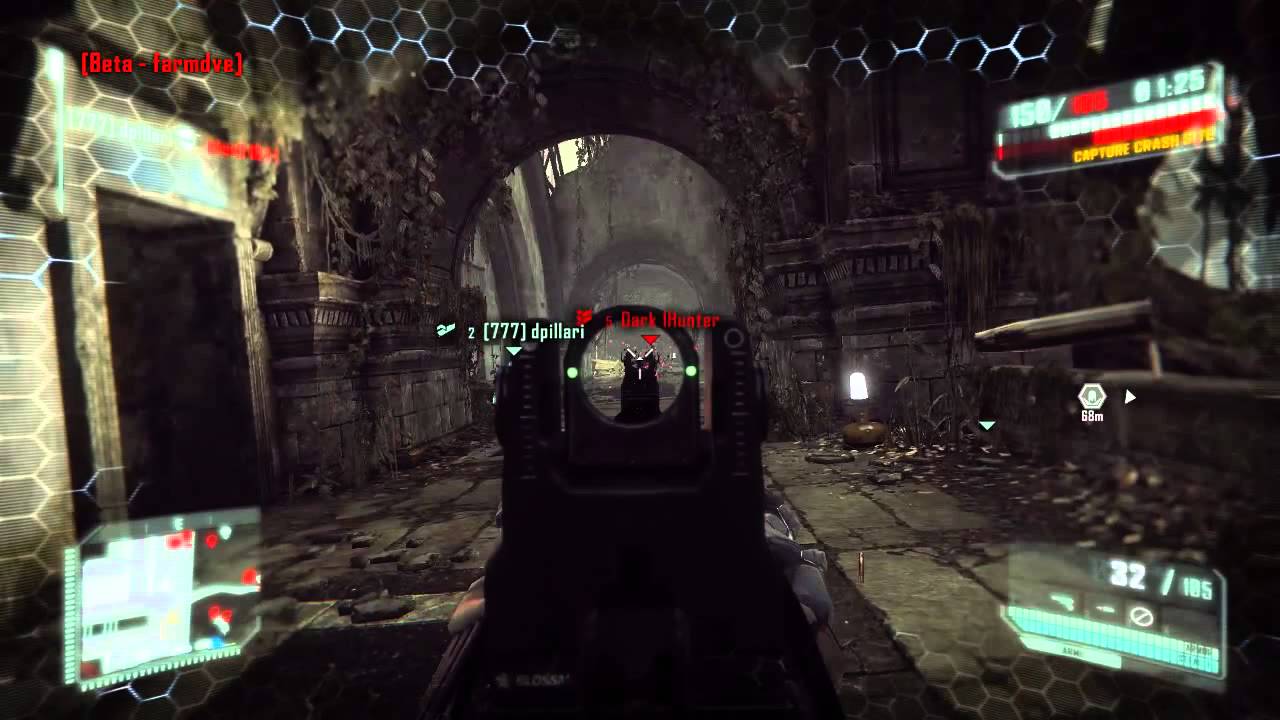 Crysis 3 MP Open Beta Scarab Gameplay - No modules, no attachments. Pure skill.