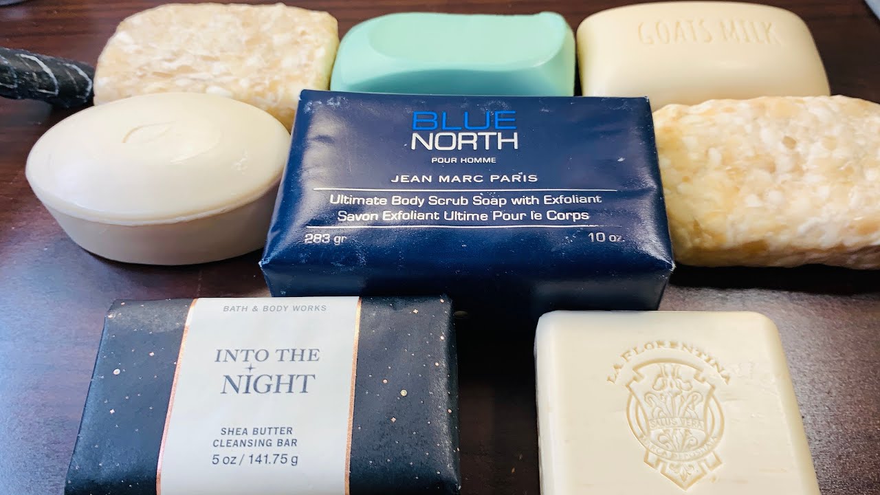 Cutting bar soaps 🖤💙