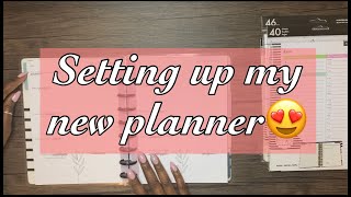 SETTING UP MY HAPPY PLANNER💜{GUIDED JOURNAL}