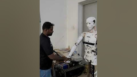 Inmoov Gestures - 6  #inmoov #humanoid #artificalintelligence #raspberrypi #automobile #innovation