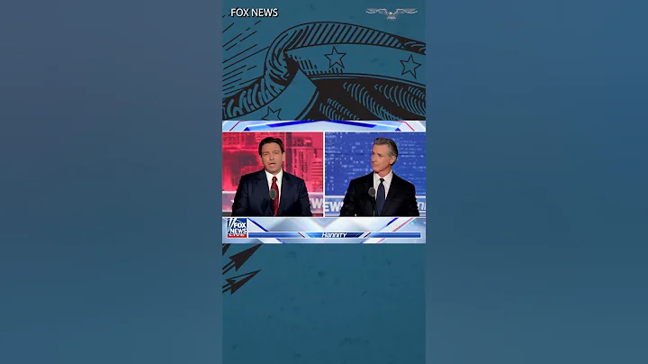 DeSantis blasts Newsom during debate over in-laws moving to Florida from California #shorts