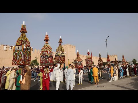 موكب الشموع بسلا المدينة