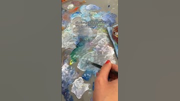 Sla het schoonmaken van je penselen over!! 🫢 trucjes voor luie olieverfschilders!! #tipsvooroliev...