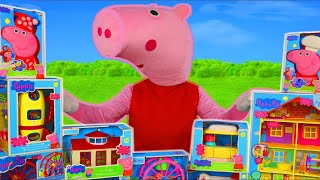 Pig Toys in a Treehouse Tent for Kids screenshot 2