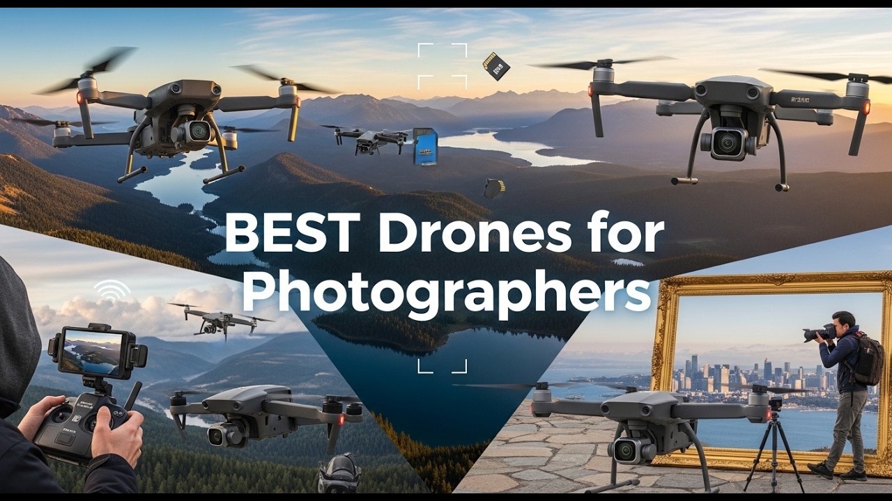 TOP 5 Best Drones For Photographers 2026 | The Secret Drone Settings ...