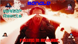 RONALD IS AN INSANE SONG!!! WARRP Reacts to Falling In Reverse #techn9ne #alexterrible #ronnieradke