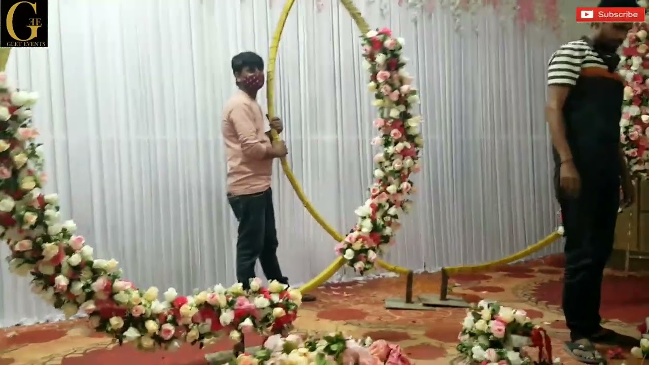 Srilankan Wedding Ring Ceremony Party Stage - DST International