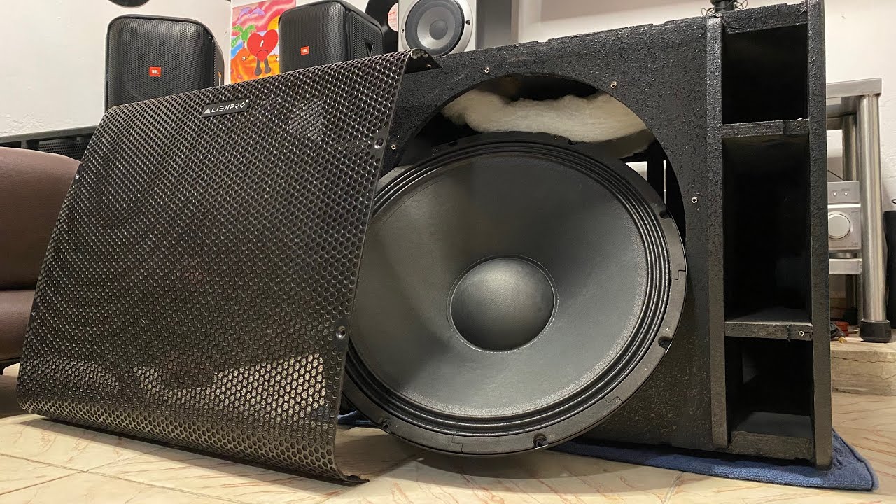 Alien Pro X Array 18 Advanced POR DENTRO! Parte 2 + Bass Test (Subwoofer)
