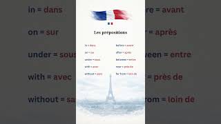 Les prépositions
