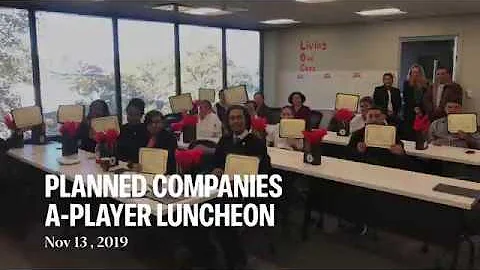 Planned Companies A-Player Luncheon