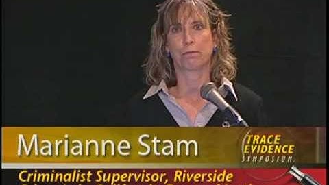 Trace Evidence 2011 : Soil : Marianne Stam