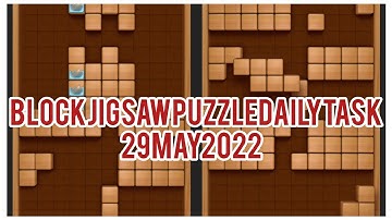 block jigsaw puzzle daily task today/solved/ 29 may 2022#blockjigsawpuzzle #dailytasks