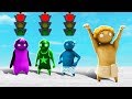 DEADLY RED LIGHT, GREEN LIGHT CHALLENGE! (The Pals Gang Beasts)