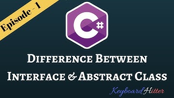 C# Tutorial 1 - Difference Between Interface And Abstract Class With Implementation