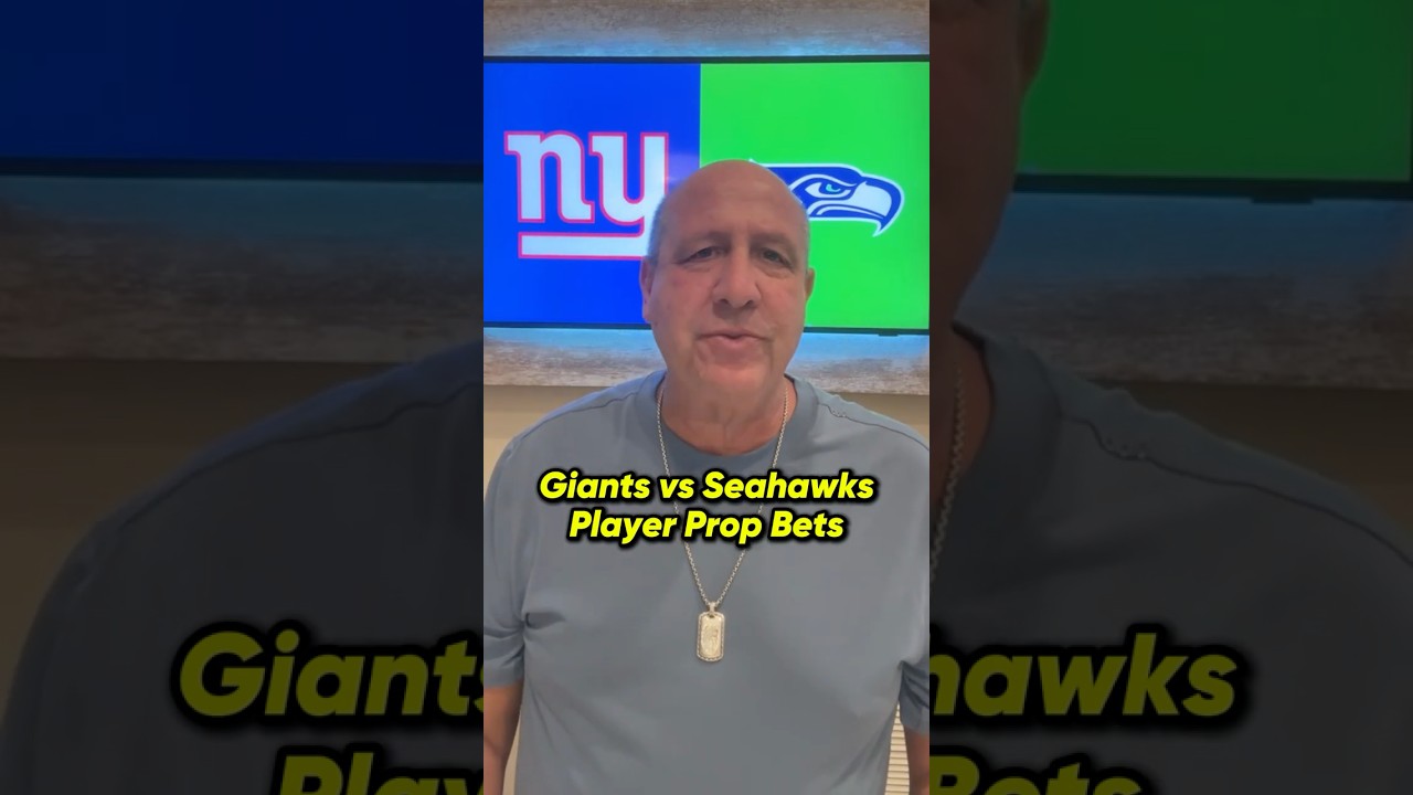 Giants vs Seahawks NFL Player Props Today