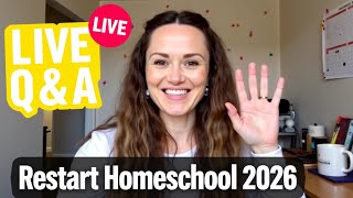 LIVE - New Year New Homeschool Routine - Real Mom Tips and Tricks