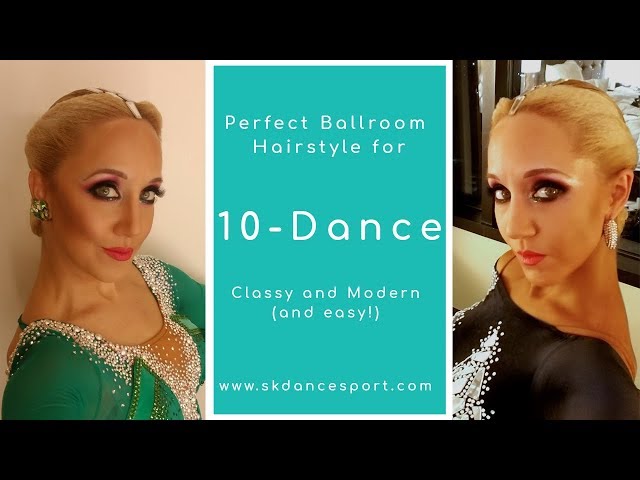 Just Dance ballroom & Latin competition hair