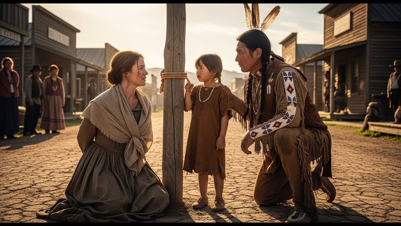 «Papà... quella donna profuma come la coperta di mamma...» — Il guerriero Lakota cadde tremando.