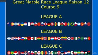 Great Marble Race League  Course 9 (Saison 12)  (League A, League B, League C) [Algodoo]