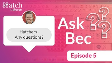 Ask Bec Episode 5 - Hatch Embroidery Software questions