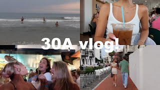 vlog: 30A for a few days with friends! my favorite weekend! 🤍