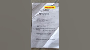 Software architecture CS701 | rgpv question paper 2024 |