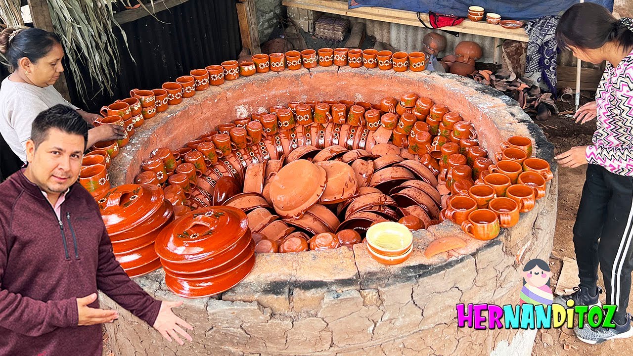 Así se Hacen las Cazuelas y Más Utensilios de Barro en Pueblos P