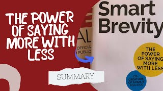 Smart Brevity (Book Summary)