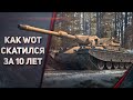 КАК WOT ЗА 10 ЛЕТ СКАТИЛСЯ? ОБЗОР ПАТЧЕЙ ЗА 10 ЛЕТ ШОК НО ИГРОЙ ПЕРЕСТАЛИ ЗАНИМАТСЯ В 2015-М ГОДУ