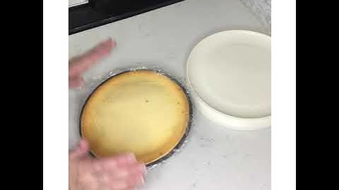 How to remove Cheesecake from a NON springform pan