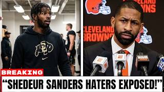 BREAKING: Andrew Berry ERUPTS Against Shedeur Sanders Haters in Explosive Interview