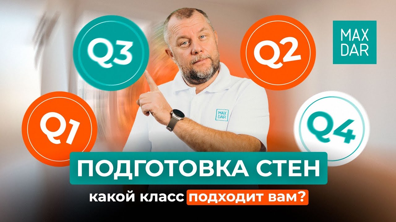 Качество подготовки стен Q1–Q4. Зачем это знать и что это такое?