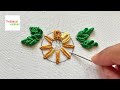 New hand embroidery designs - flower embroidery/embroidery work/embroidery for beginners