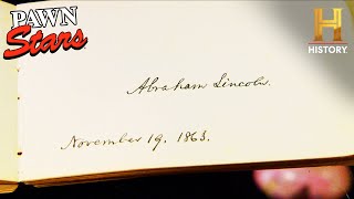 $200,000 Abraham Lincoln Autograph is a FAKE! (Season 21) | Pawn Stars