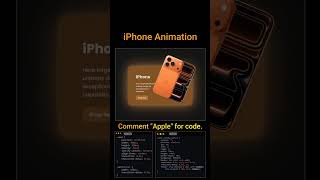💯 Apple iPhone Card using HTML, CSS & JavaScript 💯Smooth Apple-Style Animation made with clean code!