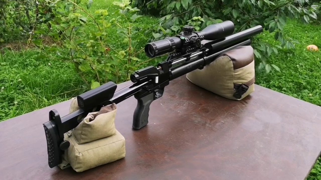 На что способна современная пневматическая винтовка. - YouTube