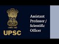UPSC Assistant Professor Govt Notification 2026 || Eligibility Salary Age All details 👇|| Apply 🔥