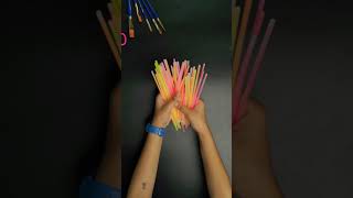 Let’s unbox glow sticks 🤩 #art #unboxing #glowsticks #shorts