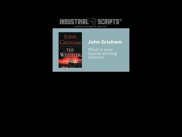 John Grisham: The Mastermind Behind Riveting Legal Thrillers