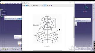 CATIA V5 Exercise for Beginners  | CATIA V5 Sketcher Drawings