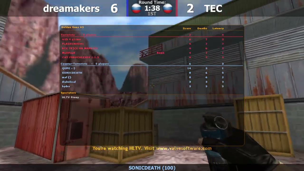 GOLDEN GUNS 2023 CS 1.6: TEC - dreamakers (de_nuke)