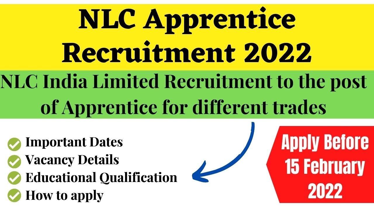 NLC Apprentice Recruitment 2022 Notification | Rozgar Suchna