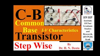 CB Transistor (Common Base) characteristics experiment [Learn in less than 7 minutes]
