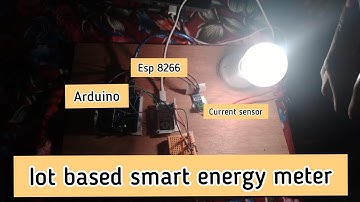 Iot based smart electricity/energy meter || Arduino|| esp8266