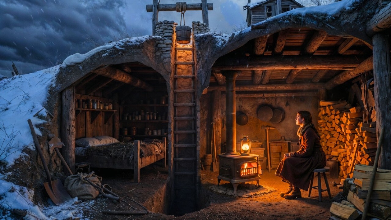 Built a Home Inside a Dry Well She Was Left—With a Touch, a Few Wood She Survived the Great Blizzard