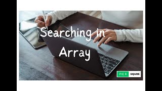 Binary Search. Java array part :7