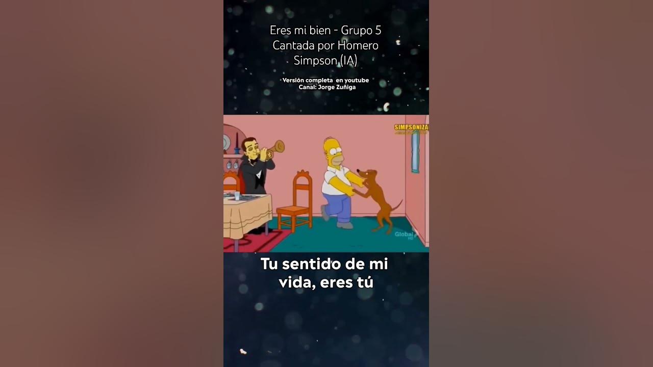 "Eres mi bien" - Grupo 5 cantada por Homero Simpson (IA)